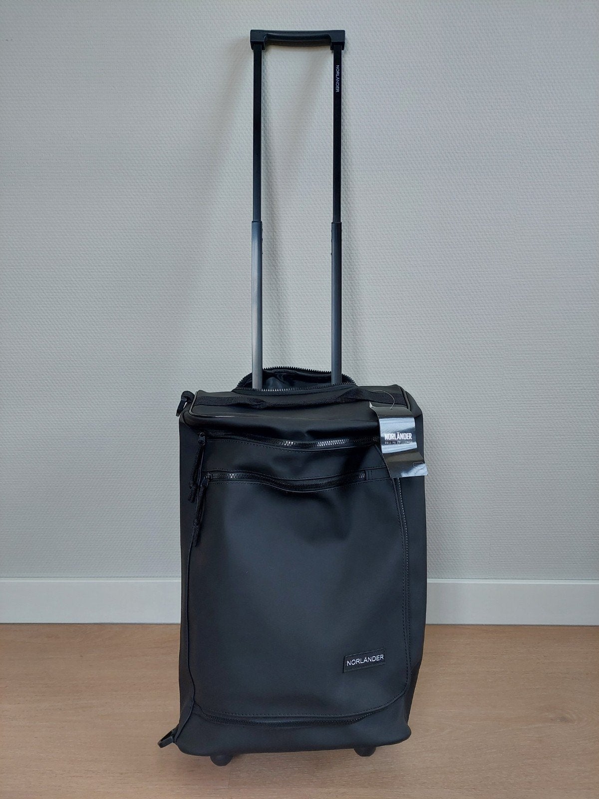 Norländer Lyon Trolley Zwart / Reistas - Nieuw, Ophalen, Uitschuifbare handgreep, 30 cm of meer, Zwart
