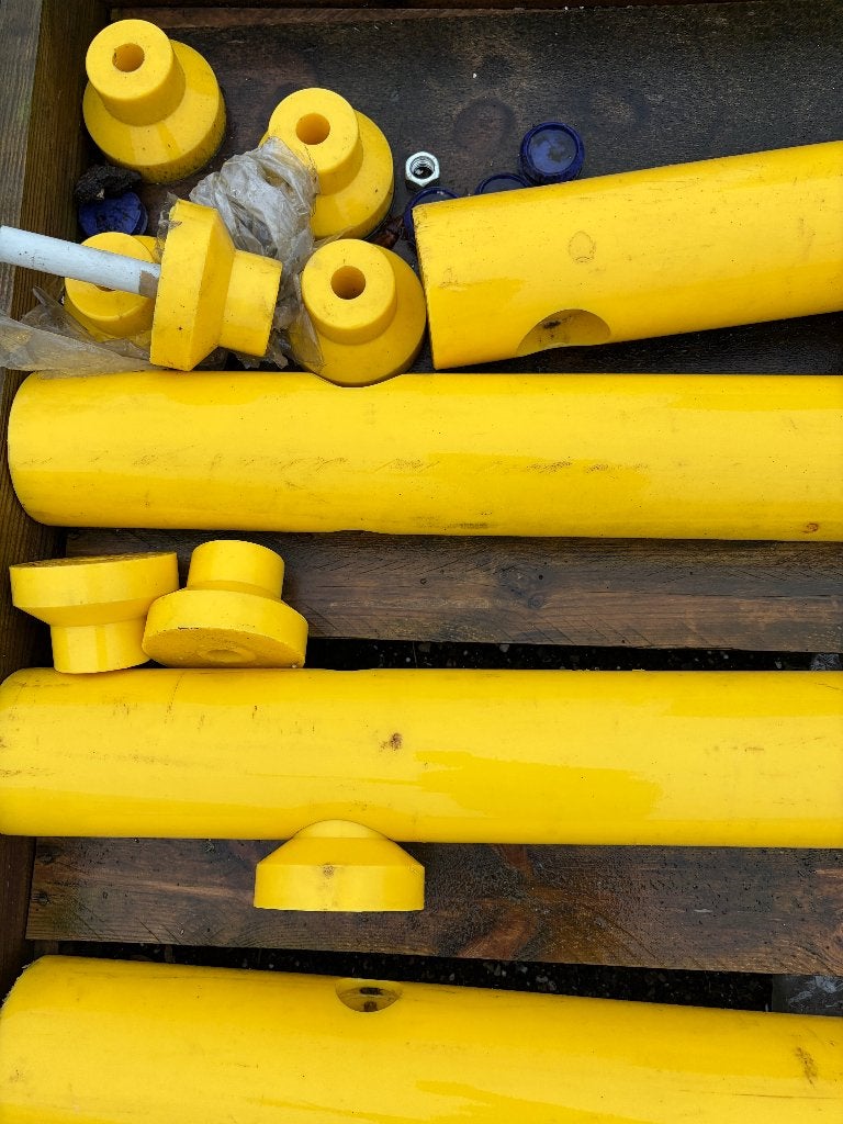 Kunststof palen speelpalen afrasting paal ( 211 ), Ophalen, Gebruikt, Minder dan 180 cm, Palen
