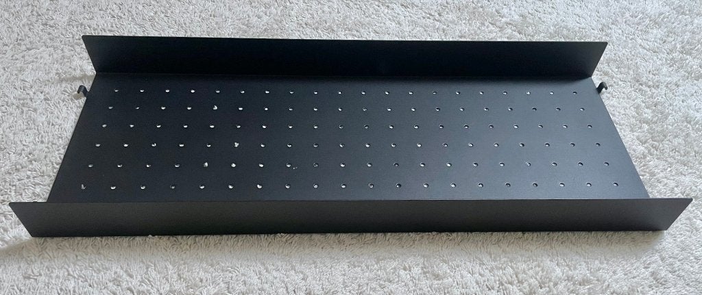 Nisse string zwarte metalen plank 80/30cm, Ophalen, Zo goed als nieuw