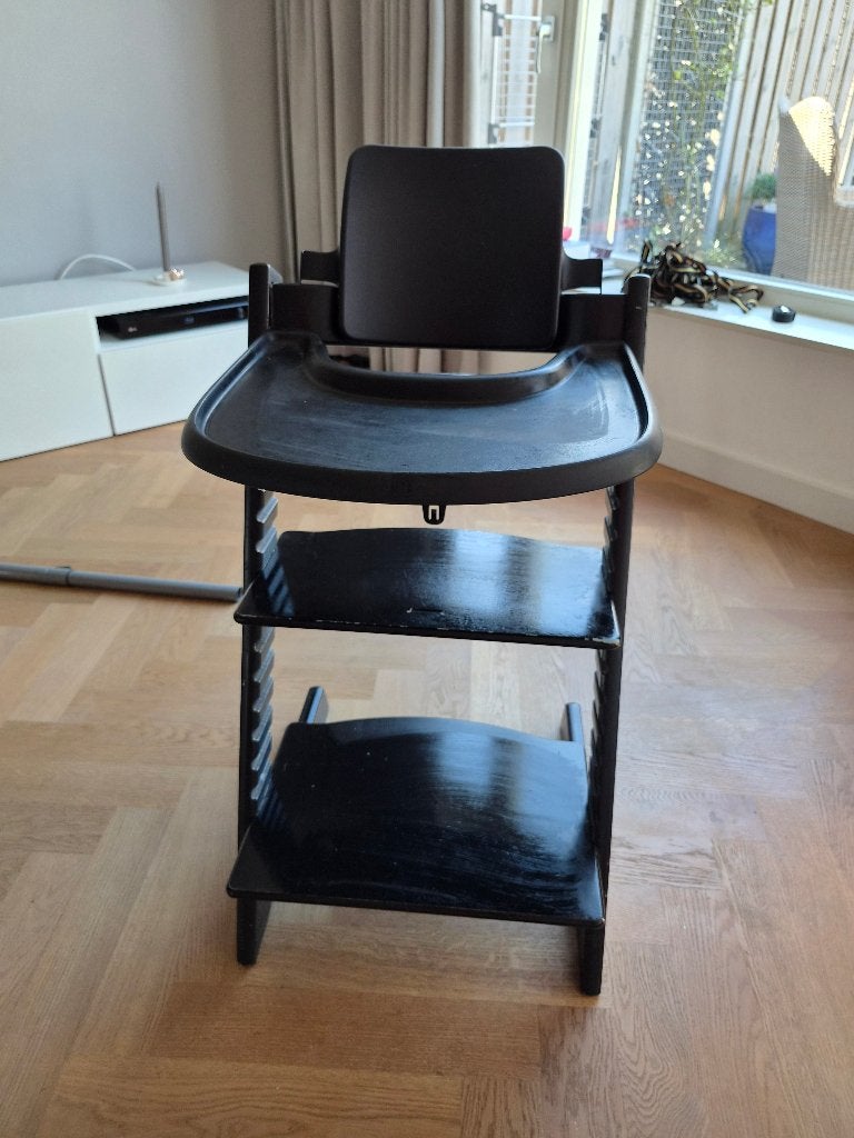Stokke trip trap met babysetje, Ophalen, Gebruikt, Meegroeistoel, Aanschuifbaar