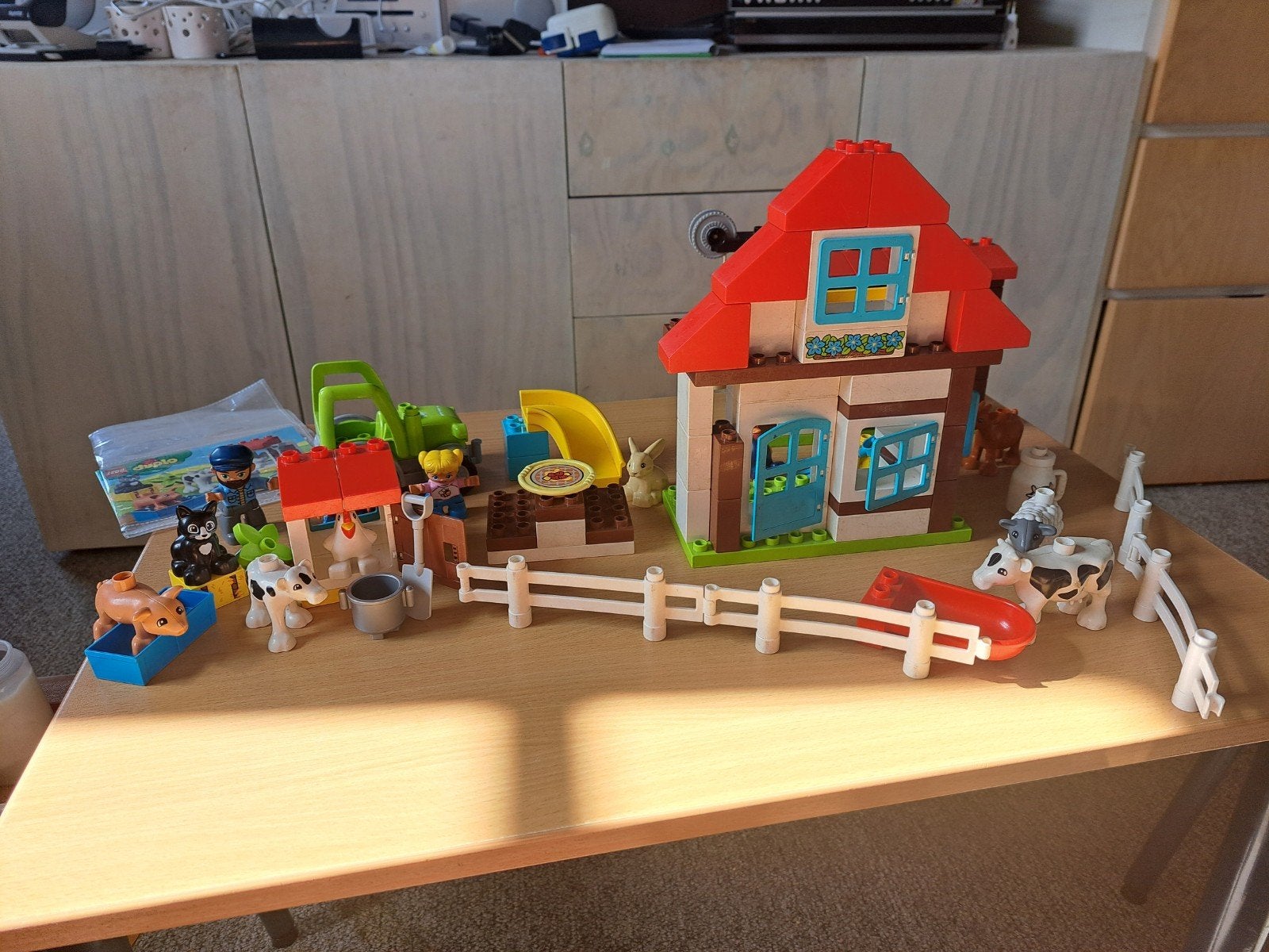 Lego Duplo Boerderij Set 10869 met extra's, Gebruikt, Overige thema's, Inclusief instructies, Ophalen of Verzenden