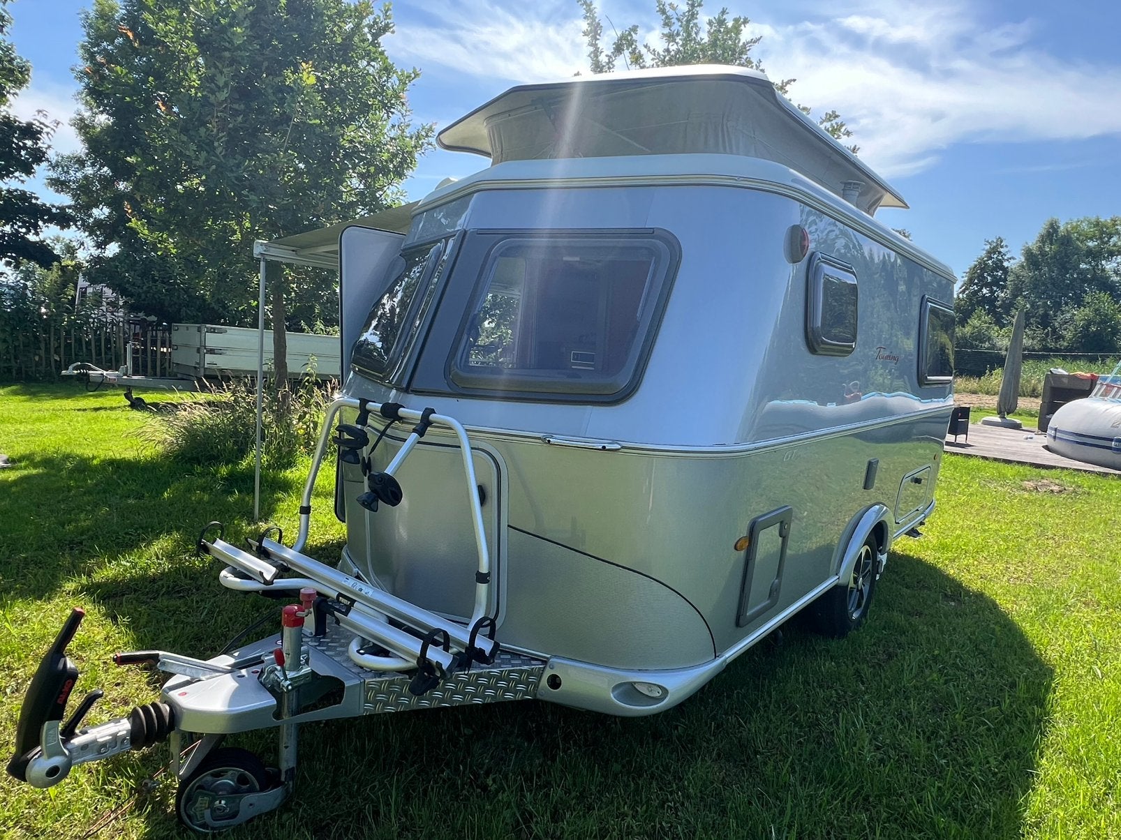 Eriba Touring Triton 420 GT | Mover | 2020 | Luifel | Hefdak, Bedrijf, Kachel, Eriba