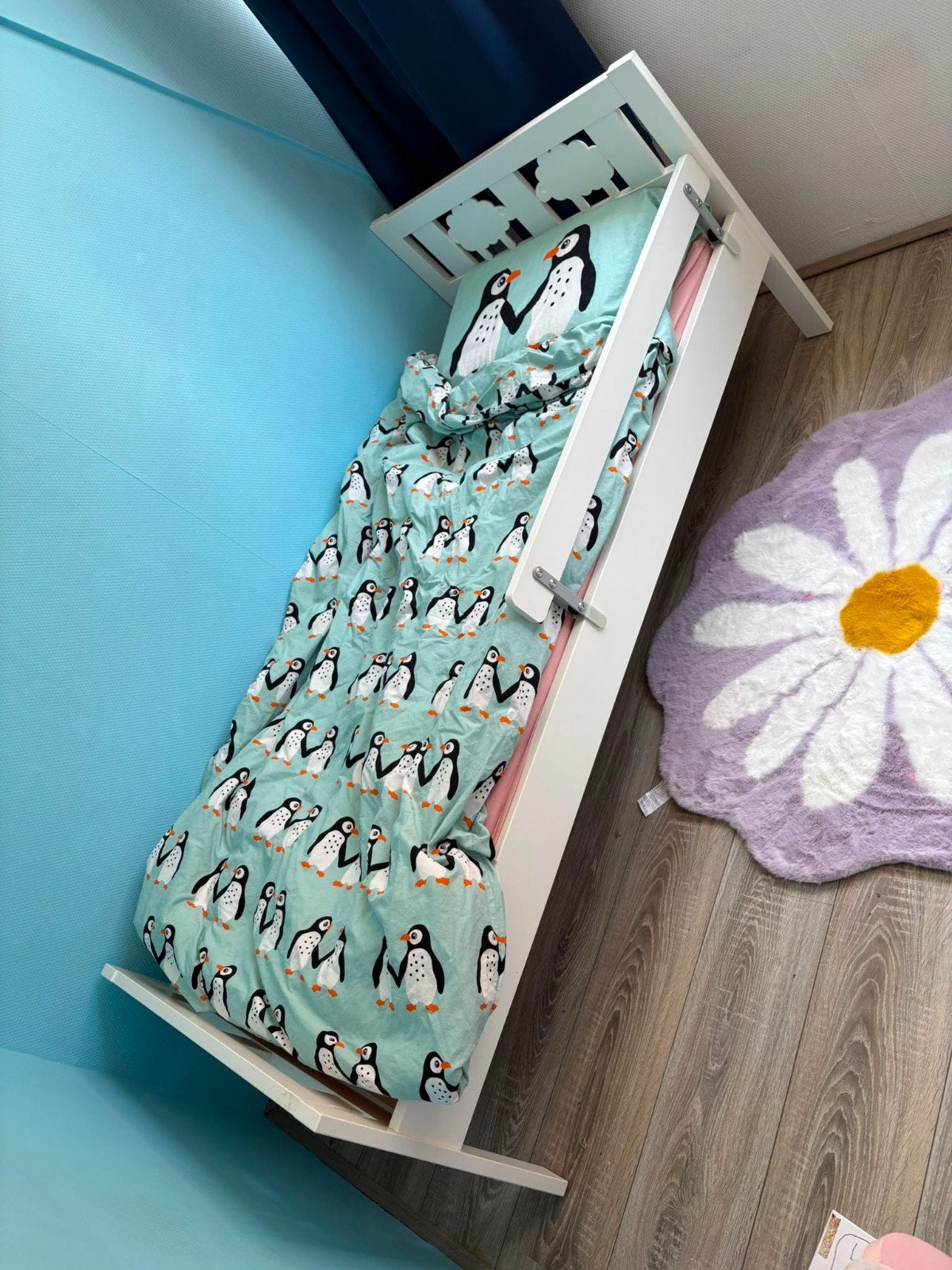 Ikea peuterbed, Ophalen, 70 tot 85 cm, 140 tot 160 cm, Zo goed als nieuw