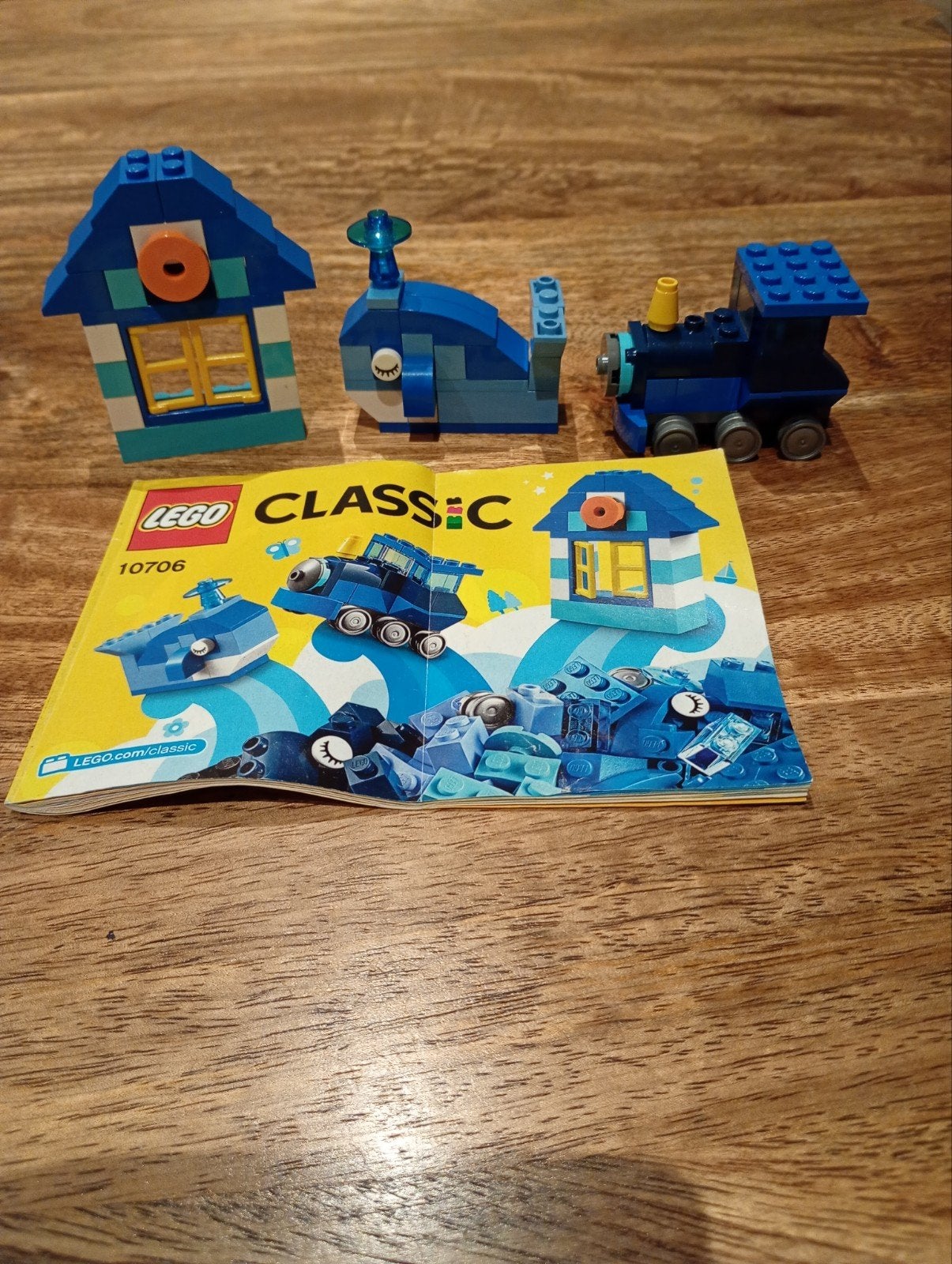 Lego Classic 10706 Blauwe Creatieve Bouwdoos, Kinderen en Baby's, Lego, Inclusief instructies, Ophalen of Verzenden, Zo goed als nieuw