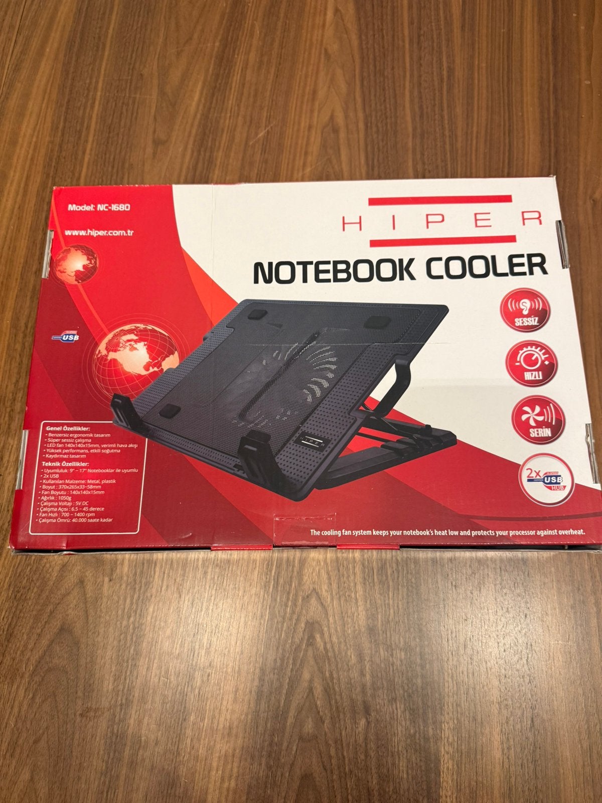 Notebook Cooler - Nieuw in doos!, Computers en Software, Computerkoelers, Ophalen of Verzenden, Nieuw, Luchtkoeling
