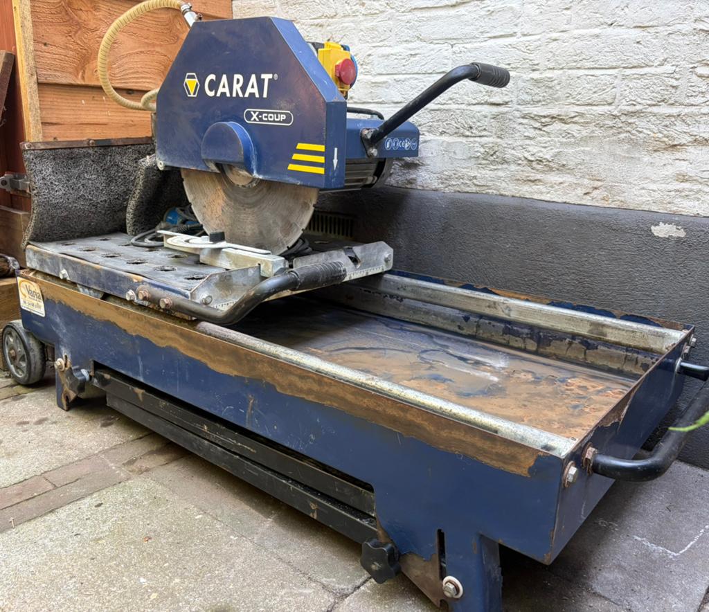 Carat X coup 350 tafelzaag, Ophalen, Gebruikt, 1200 watt of meer, 70 mm of meer