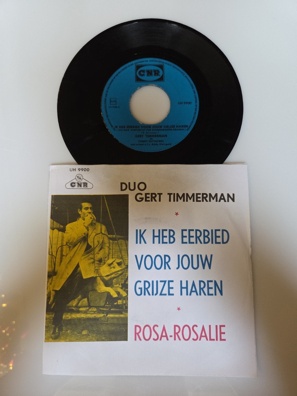 Duo Gert Timmerman - Ik heb eerbied voor jouw grijze haren, Cd's en Dvd's, Ophalen of Verzenden, Gebruikt, 7 inch, Nederlandstalig
