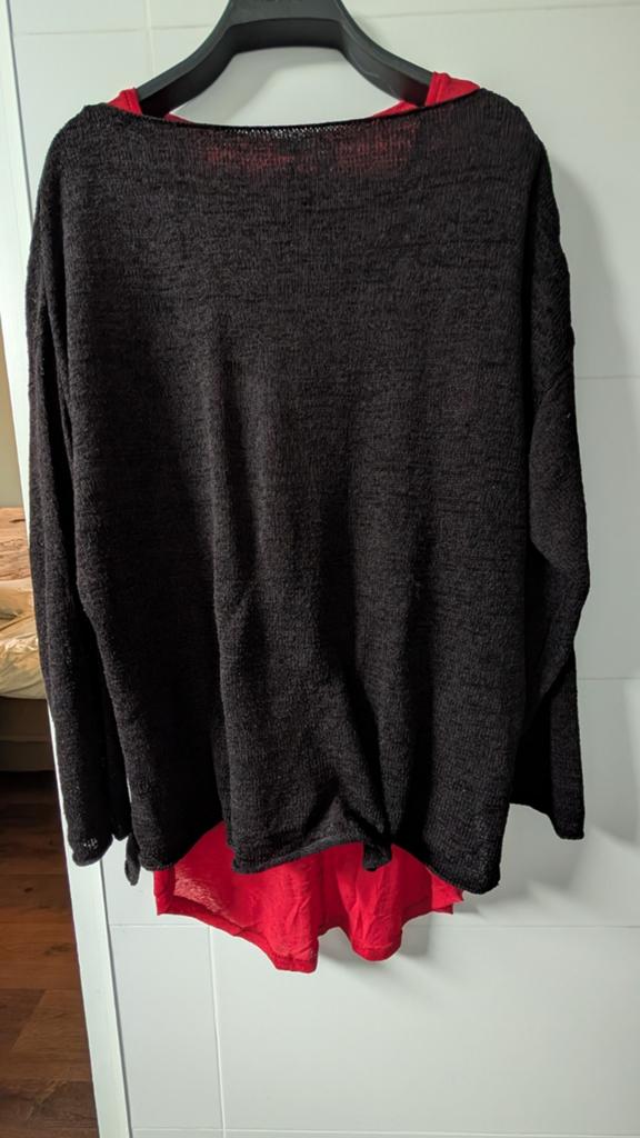 Set trui en lang Tshirt divided H&M maat M, Maat 38/40 (M), Zwart, H&M Divided, Ophalen of Verzenden
