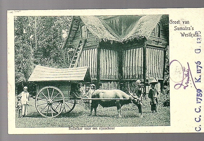 Scarce ‘N.I. AGENT SINGAPORE’ 1906   ‘per eerste mail’, Ophalen of Verzenden, Voor 1920, Frankrijk