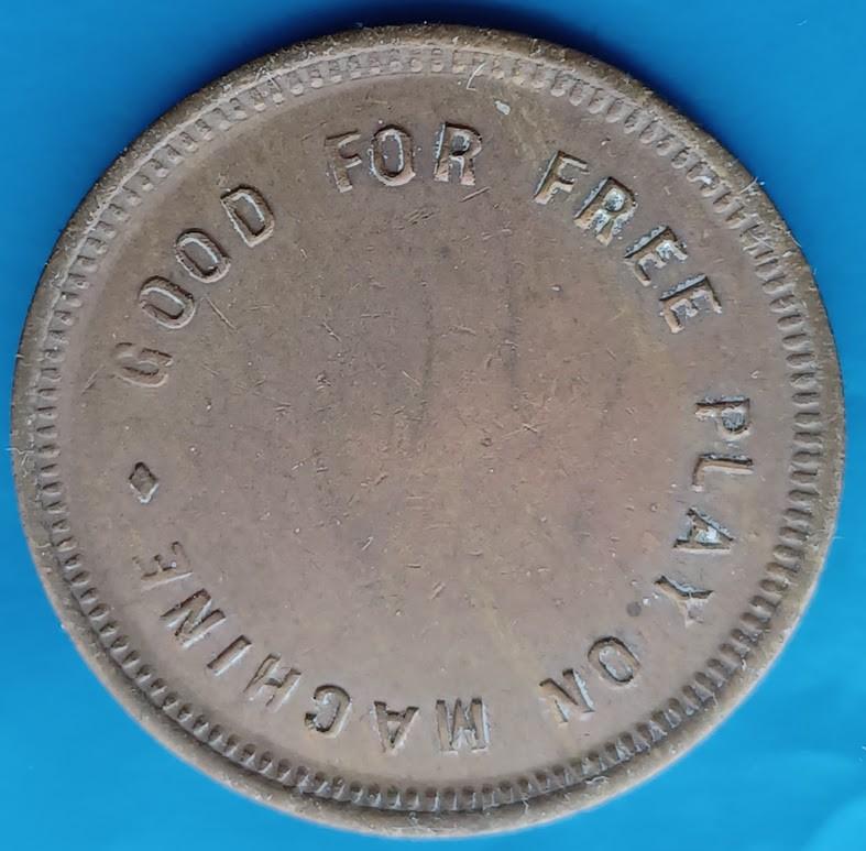 Token - Good For Free Play On Machine, Postzegels en Munten, Verzenden, Overige materialen, Buitenland