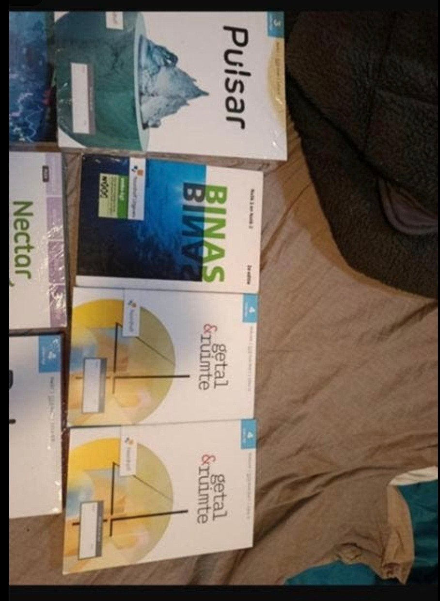 Diverse schoolboeken: Nectar, Pulsar, Getal & Ruimte, BINAS, Ophalen of Verzenden, Gelezen, VMBO, Biologie
