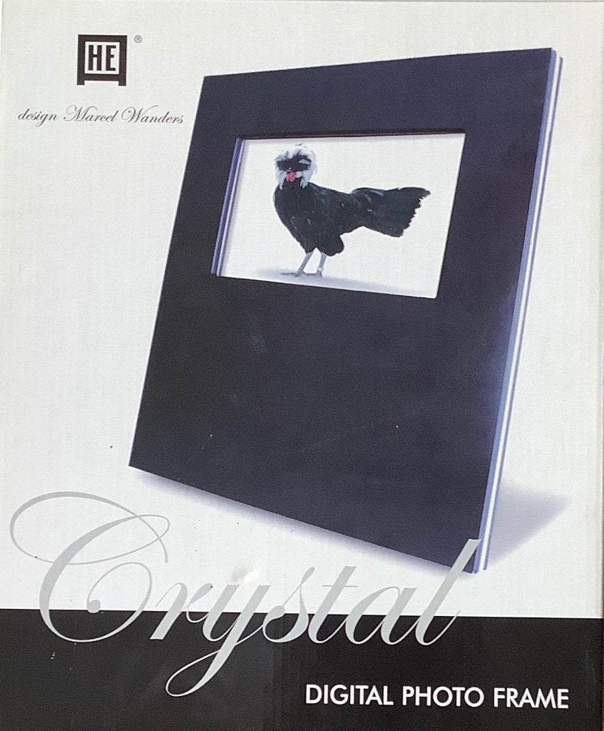 Digitale fotolijst Cristal design Marcel Wanders, Ophalen of Verzenden, Gebruikt, Kleiner dan 8 inch, Afstandsbediening