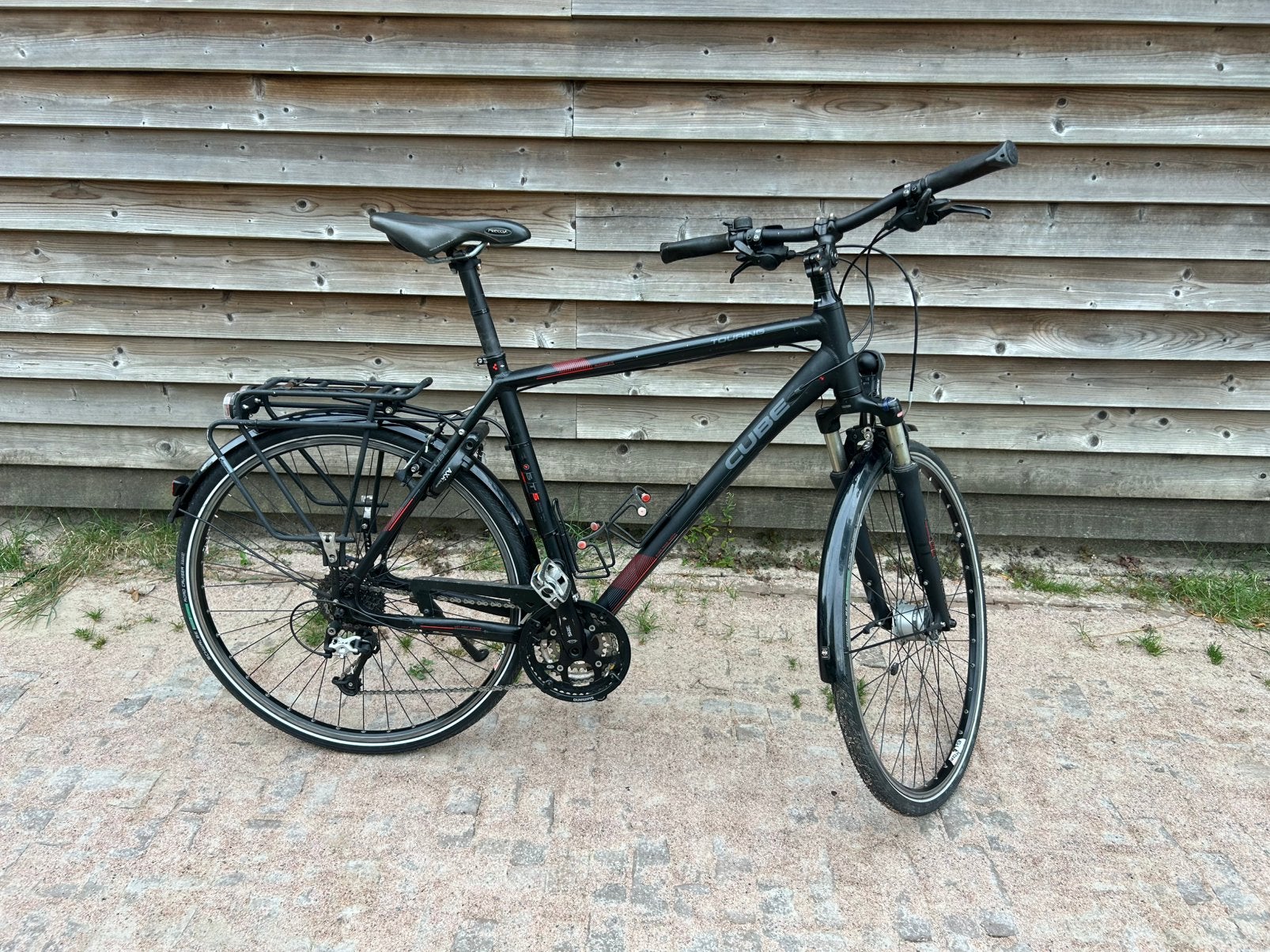 Cube Touring 56cm  28inch xt schakelset, 28 inch, Gebruikt, Vering, Velgrem