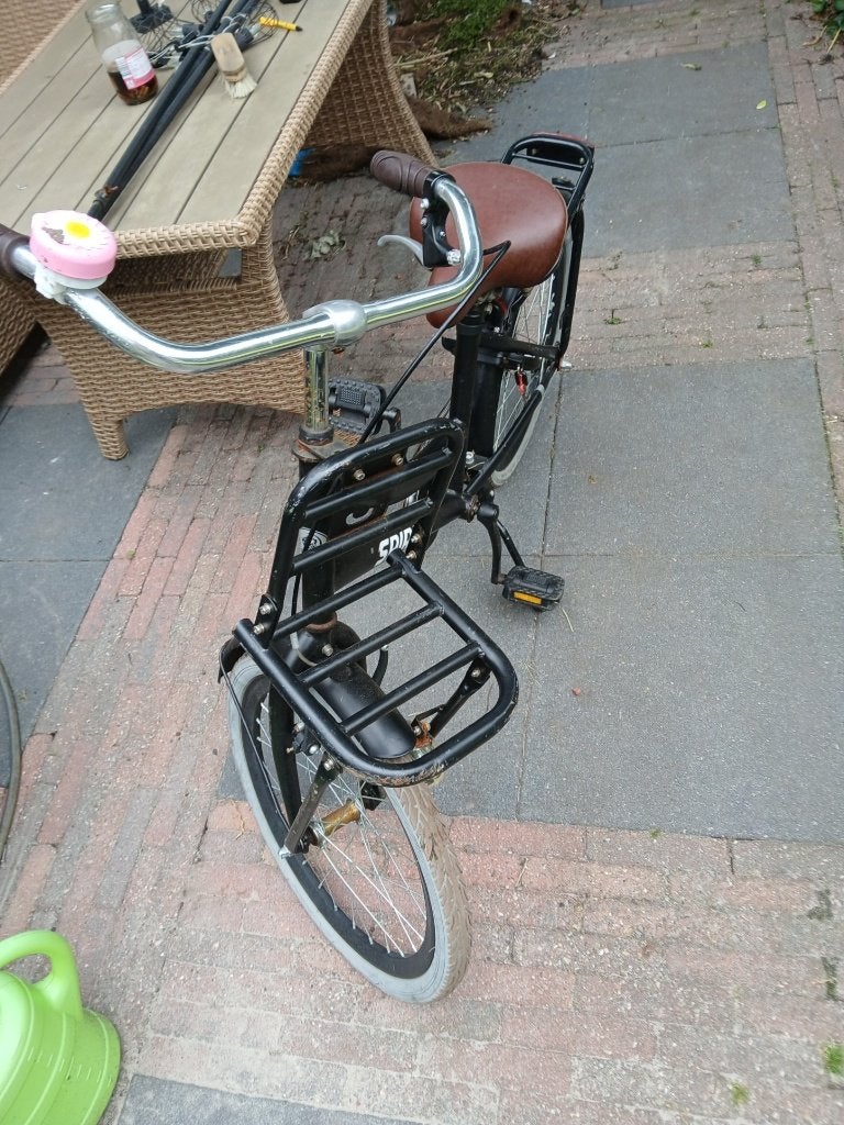 Meisjesfiets 20 inch, Fietsen en Brommers, Ophalen, Terugtraprem, Gebruikt, Handrem