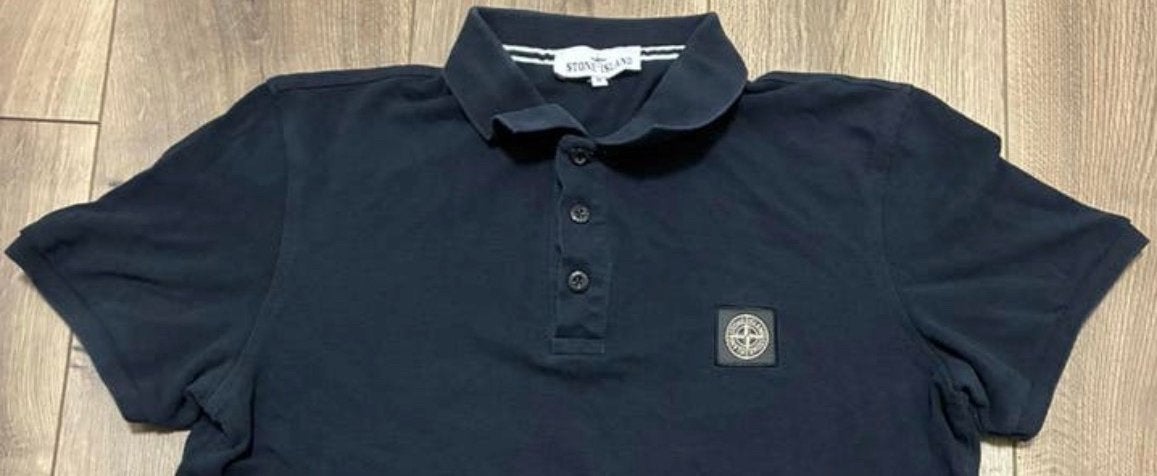 Stone island polo, Kleding | Heren, Polo's, Ophalen, Zo goed als nieuw, Maat 48/50 (M), Blauw