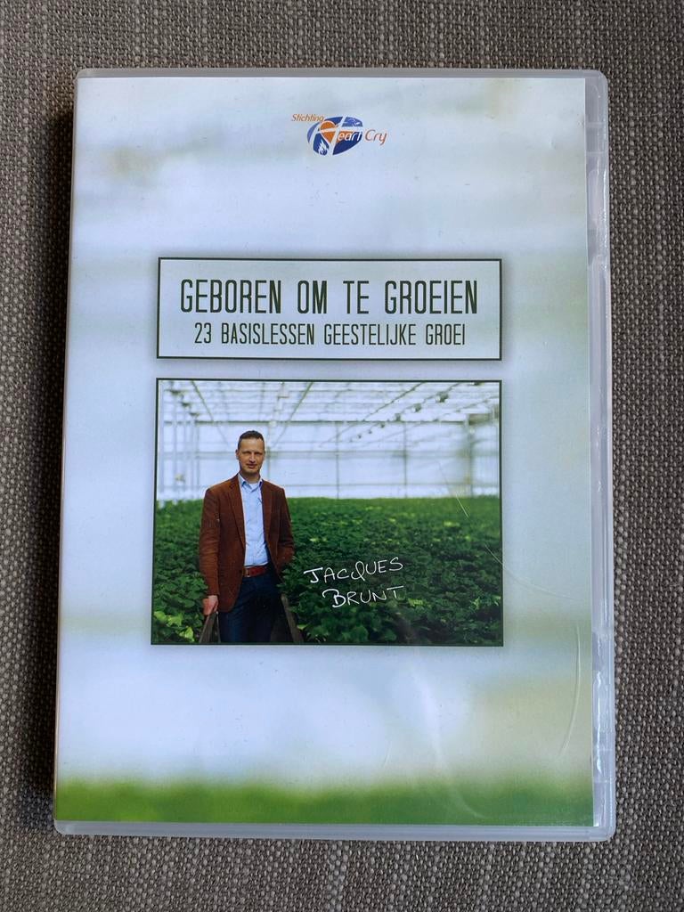 Geboren om te Groeien - Jacques Brunt dvd, Alle leeftijden, Ophalen of Verzenden, Zo goed als nieuw