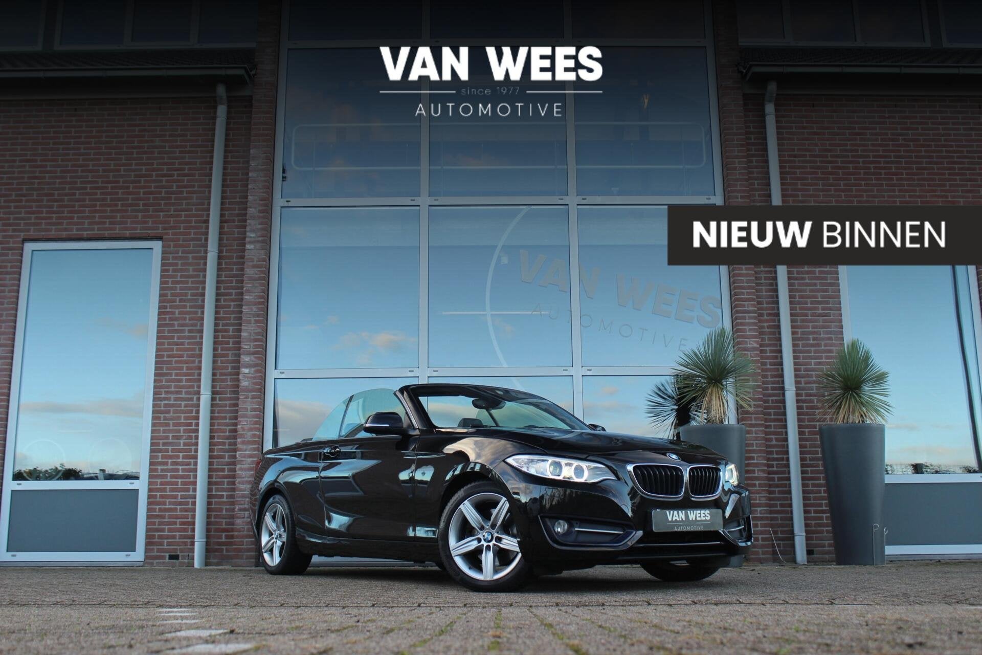 BMW 2-serie Cabrio 220i Sport | Origineel NL | Cruise contro, Automaat, Achterwielaandrijving, Gebruikt, 4 cilinders