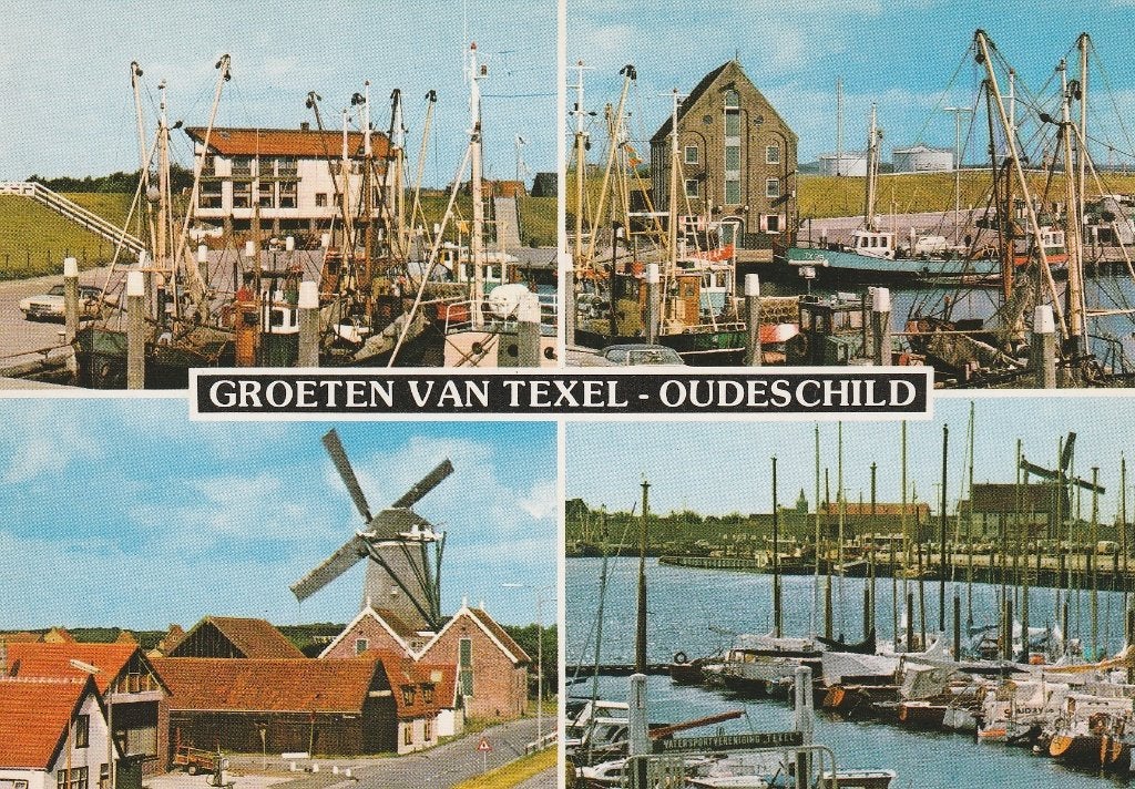 Texel    Oudeschild, Ophalen of Verzenden, 1940 tot 1960, Ongelopen, Waddeneilanden