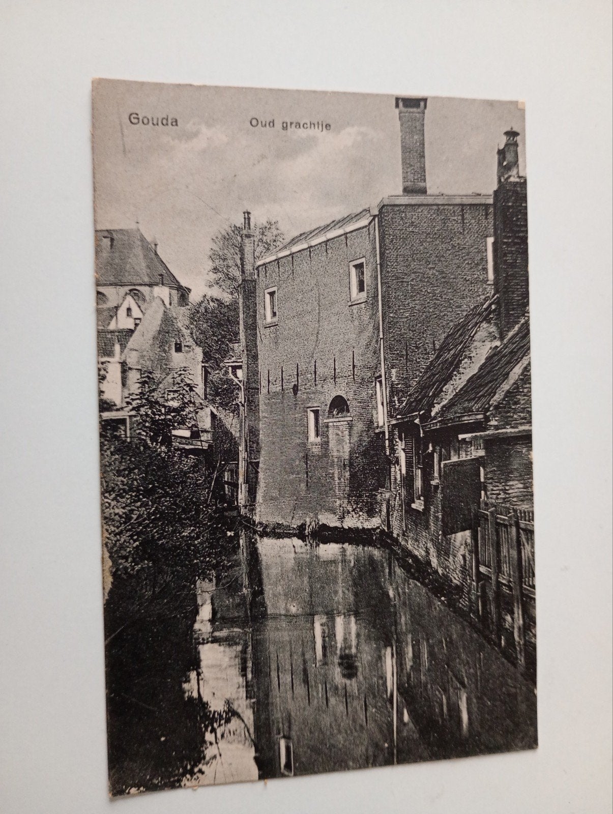 Gouda Oud Grachtje, Ophalen of Verzenden, 1920 tot 1940, Ongelopen, Zuid-Holland