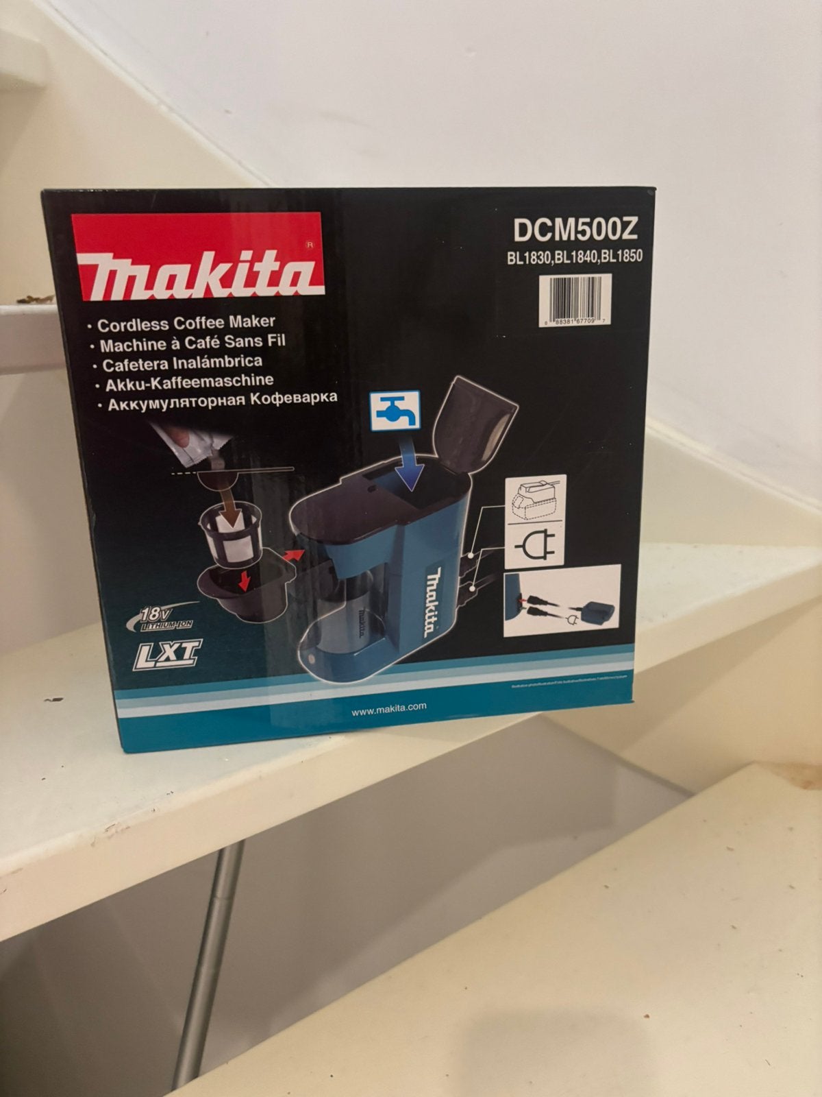 Makita koffieautomaat op accu, Nieuw, Overige merken, Batterij