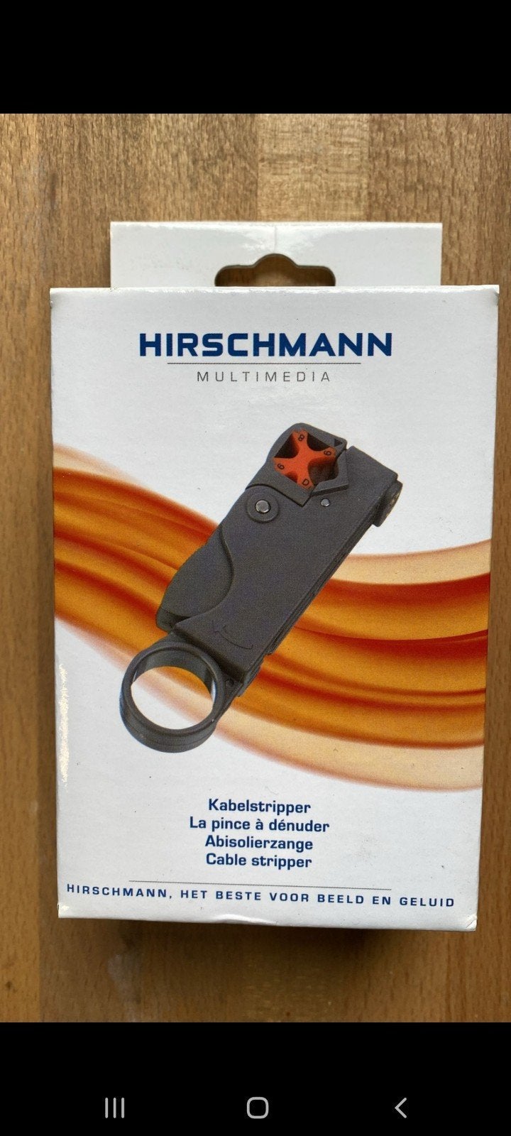 Hirschmann Kabelstripper - Multimedia Kabelgereedschap, Doe-het-zelf en Verbouw, Gereedschap | Handgereedschap, Ophalen of Verzenden