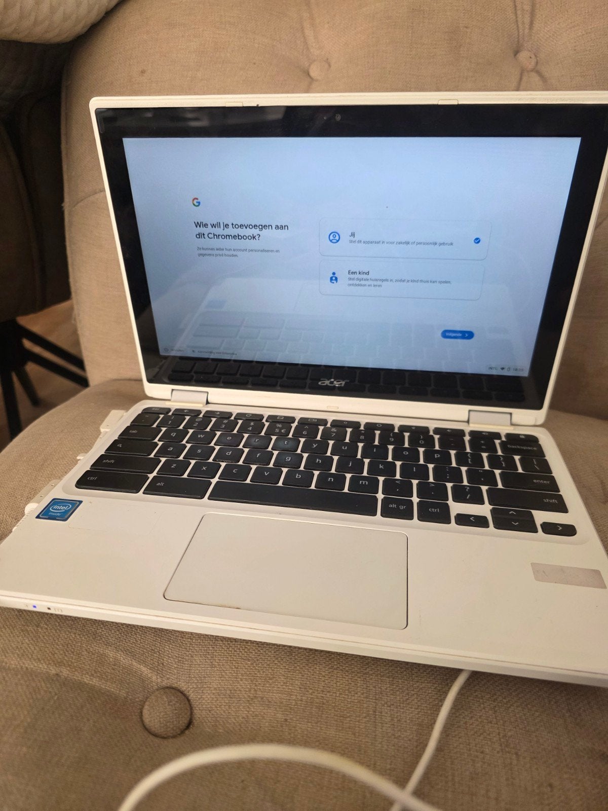 Acer chromebook met Touchscreen, Touchscreen, Ophalen of Verzenden, 32 GB of minder, Acer