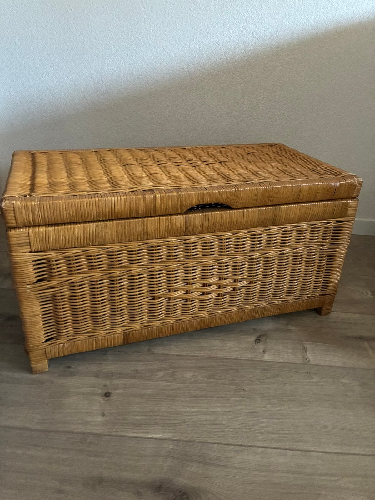 Rieten opbergmand, Ophalen, Overige materialen, Gebruikt, 50 tot 100 cm