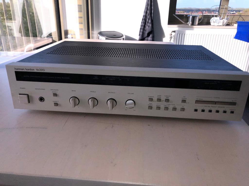 harman kardon receiver hk 395 i, Audio, Tv en Foto, Versterkers en Receivers, Overige merken, Gebruikt, Ophalen of Verzenden, Minder dan 60 watt