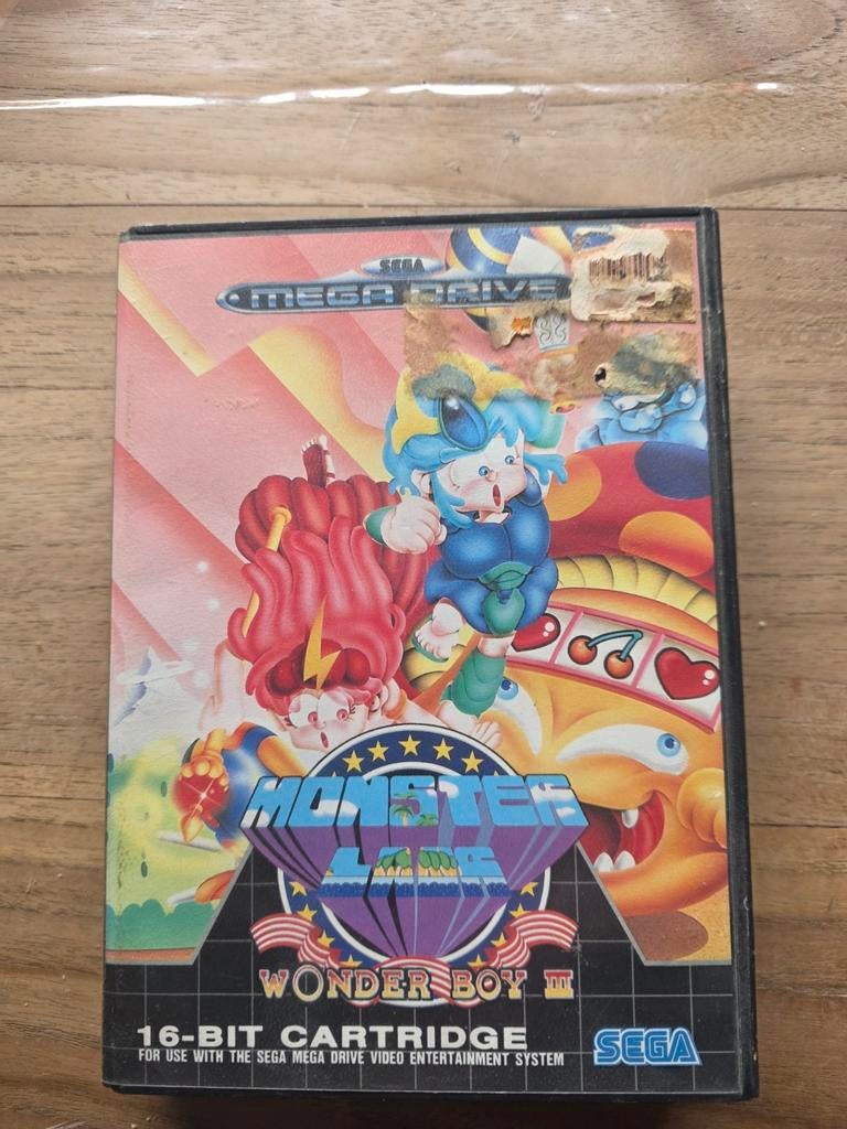 Sega wonder boy 3, Spelcomputers en Games, 1 speler, Ophalen of Verzenden, Zo goed als nieuw, Vanaf 3 jaar