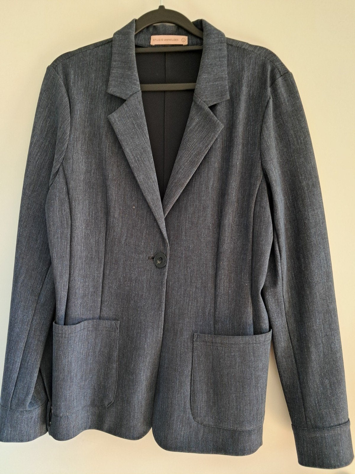 studio Anneloes travel blazer L blauw, Studio Anneloes, Blauw, Maat 42/44 (L), Ophalen of Verzenden