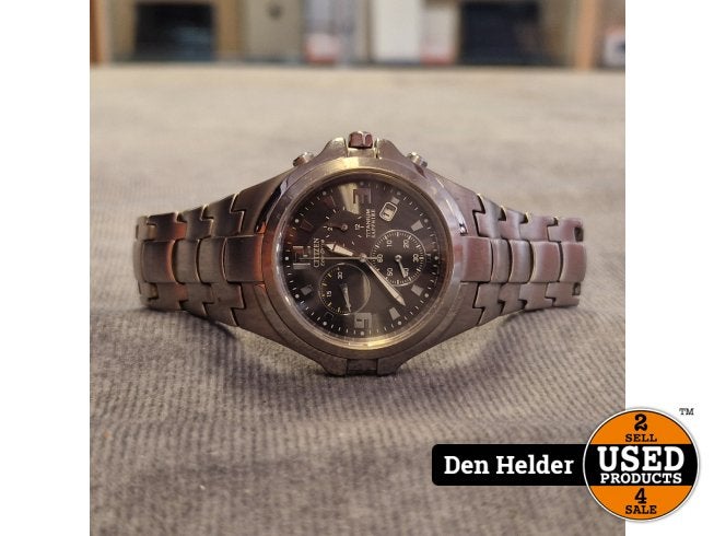 Citizen Eco-Drive Titanium Sapphire Heren Horloge - In Nette, Citizen, Zo goed als nieuw, Support@citizen.com, Citizen Watch Co., Ltd. 1-12-32 Takeda, Fushimi-ku, 
Kyoto 612-8501
Japan