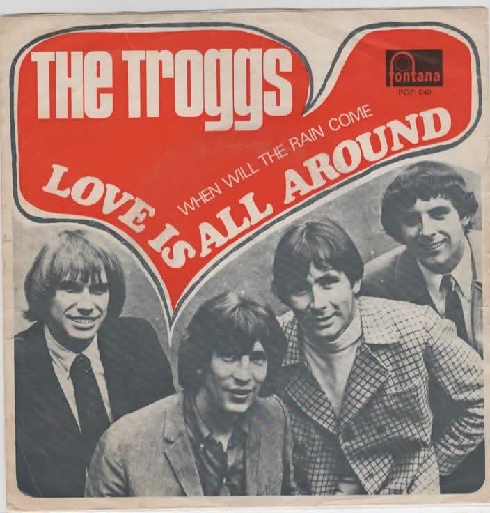 The Troggs- Love is all Around.  Zweedse persing, 7 inch, Ophalen of Verzenden, Zo goed als nieuw, Pop