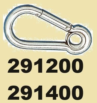 Karabijnhaken RVS + oog. Prijzen vanaf € 1,55, Ophalen of Verzenden, Nieuw, Overige typen