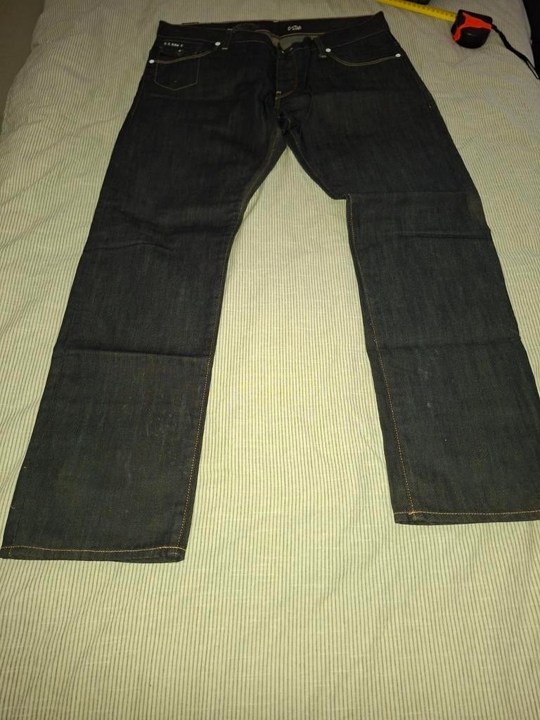 G-Star Raw 3301 Heren Jeans W34 - Nieuwstaat, Ophalen of Verzenden, Zo goed als nieuw, Blauw, W33 - W34 (confectie 48/50)