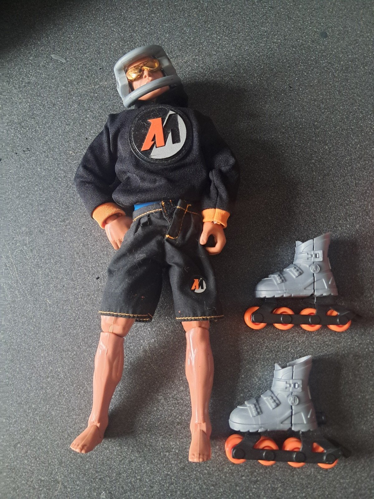 Action man roller extreme pop vintage, Ophalen of Verzenden, Gebruikt