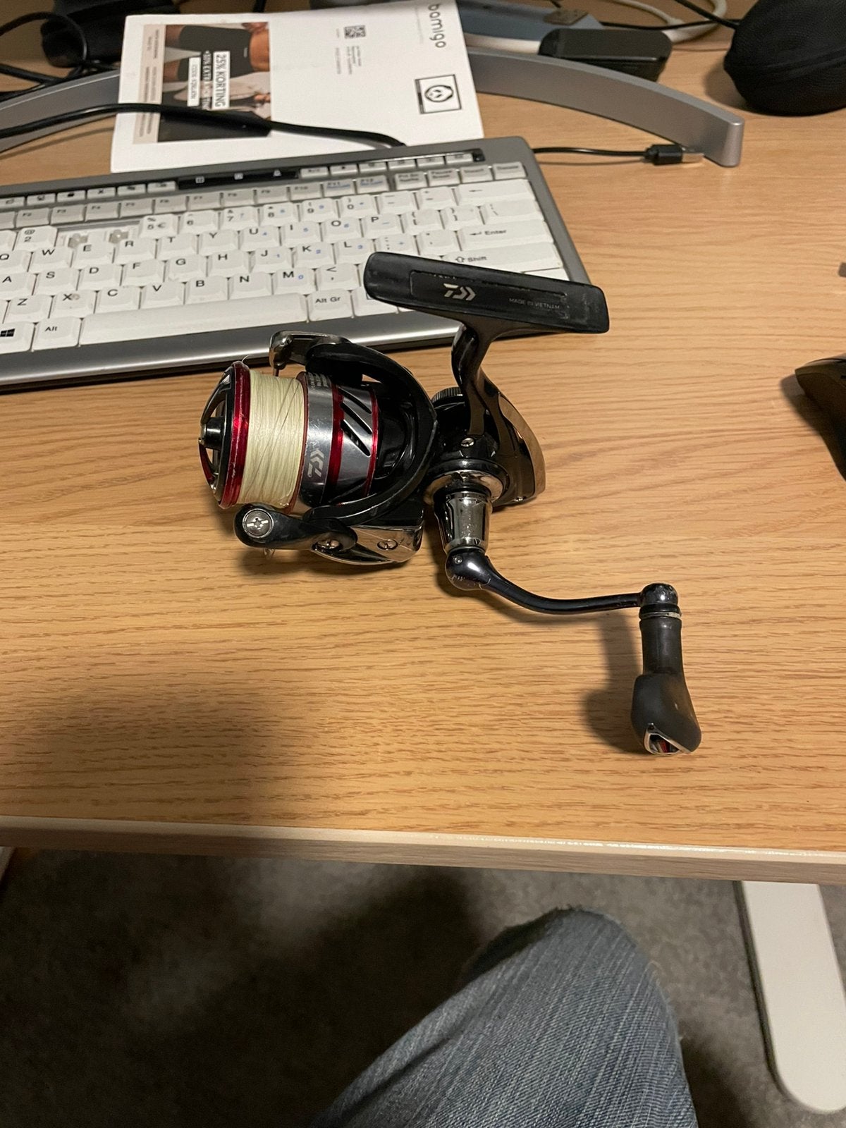 Daiwa ninja, Watersport en Boten, Ophalen of Verzenden, Zo goed als nieuw, Molen