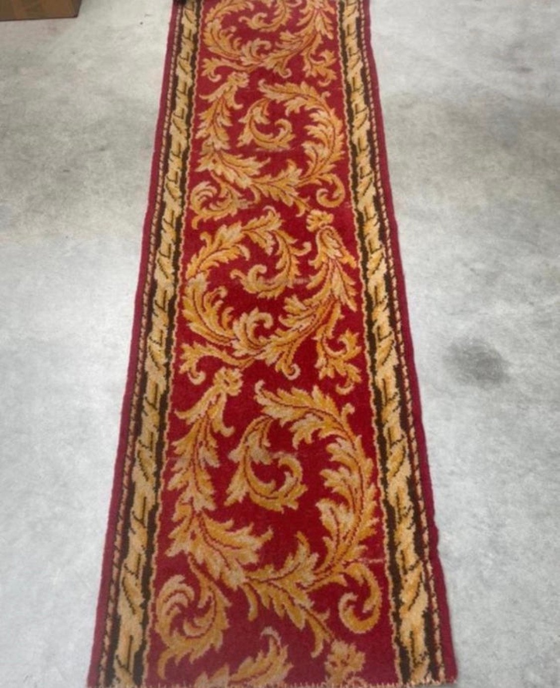 Vintage loper 60cm x 156cm orient perzie perzich oosters wol, Gebruikt, Vintage vloerkleed tapijt scheerwol oostere orient, 150 tot 200 cm
