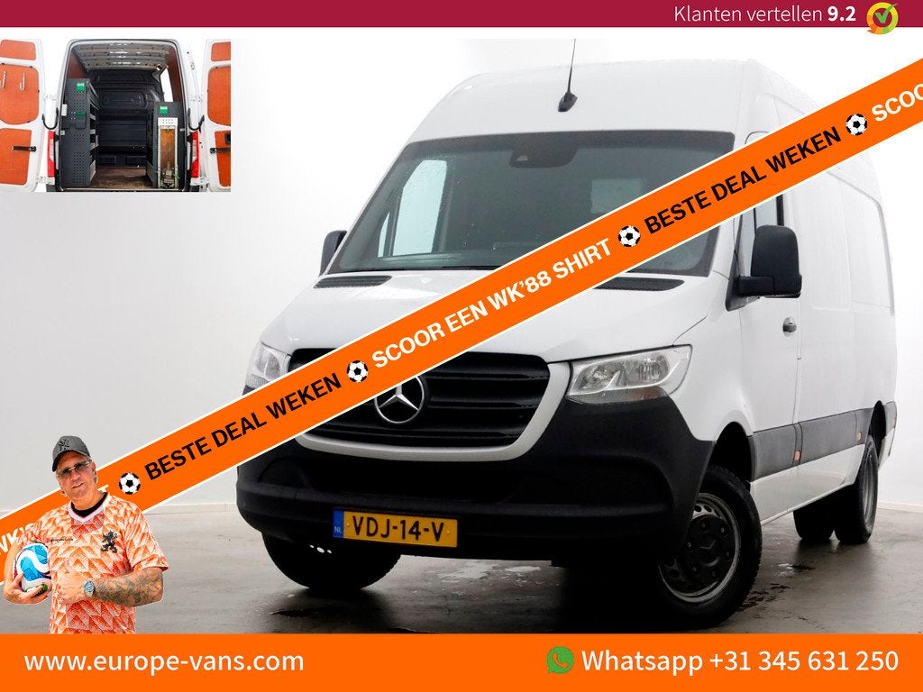 Mercedes-Benz Sprinter 516 CDI 163pk E6 L2H2 Airco/Inrichtin, Achterwielaandrijving, Gebruikt, Euro 6, 4 cilinders