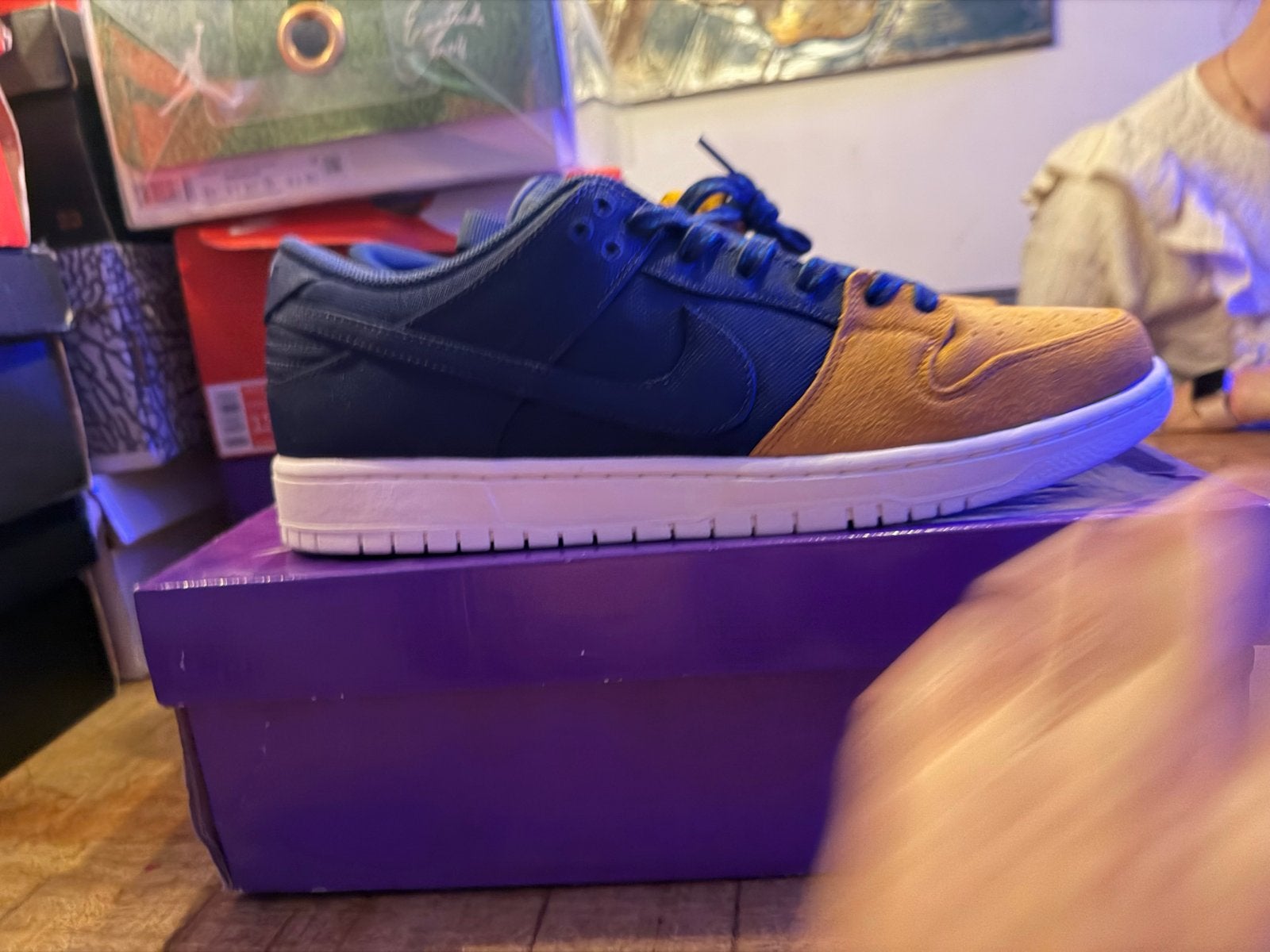 Nike SB Dunk Low Pro PRM - Maat 47.5, Blauw, Nieuw, Ophalen of Verzenden, Sneakers of Gympen