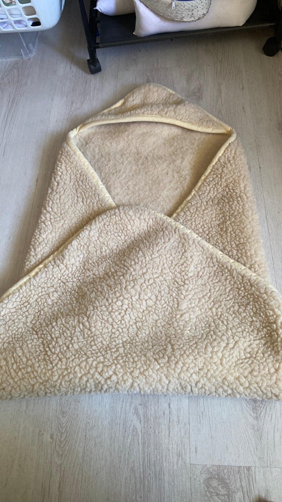 Wikkeldoek inbakerdoek deken wagendeken wol, Ophalen of Verzenden, Zo goed als nieuw, 100 cm of meer, Deken