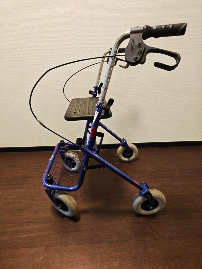 Rollator, inklapbaar, met remmen, Diversen, Ophalen, Gebruikt