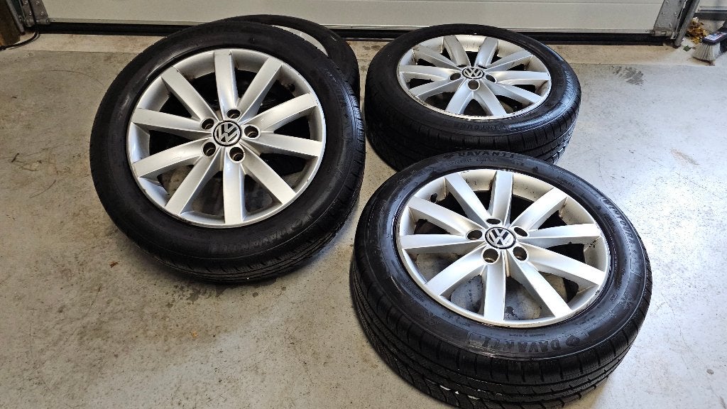 Originele VW Porto Passat 17 inch velgen 5x112 | Winterset, Velg(en), 17 inch, Personenwagen, Gebruikt