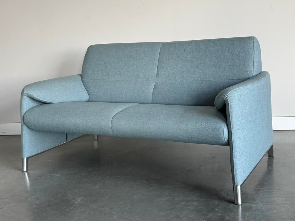 Leolux Felizia 160 cm | Lage rug | Wol | Als nieuw, Huis en Inrichting, Banken | Bankstellen, Leolux, Leolux, 150 tot 200 cm, Tweepersoons