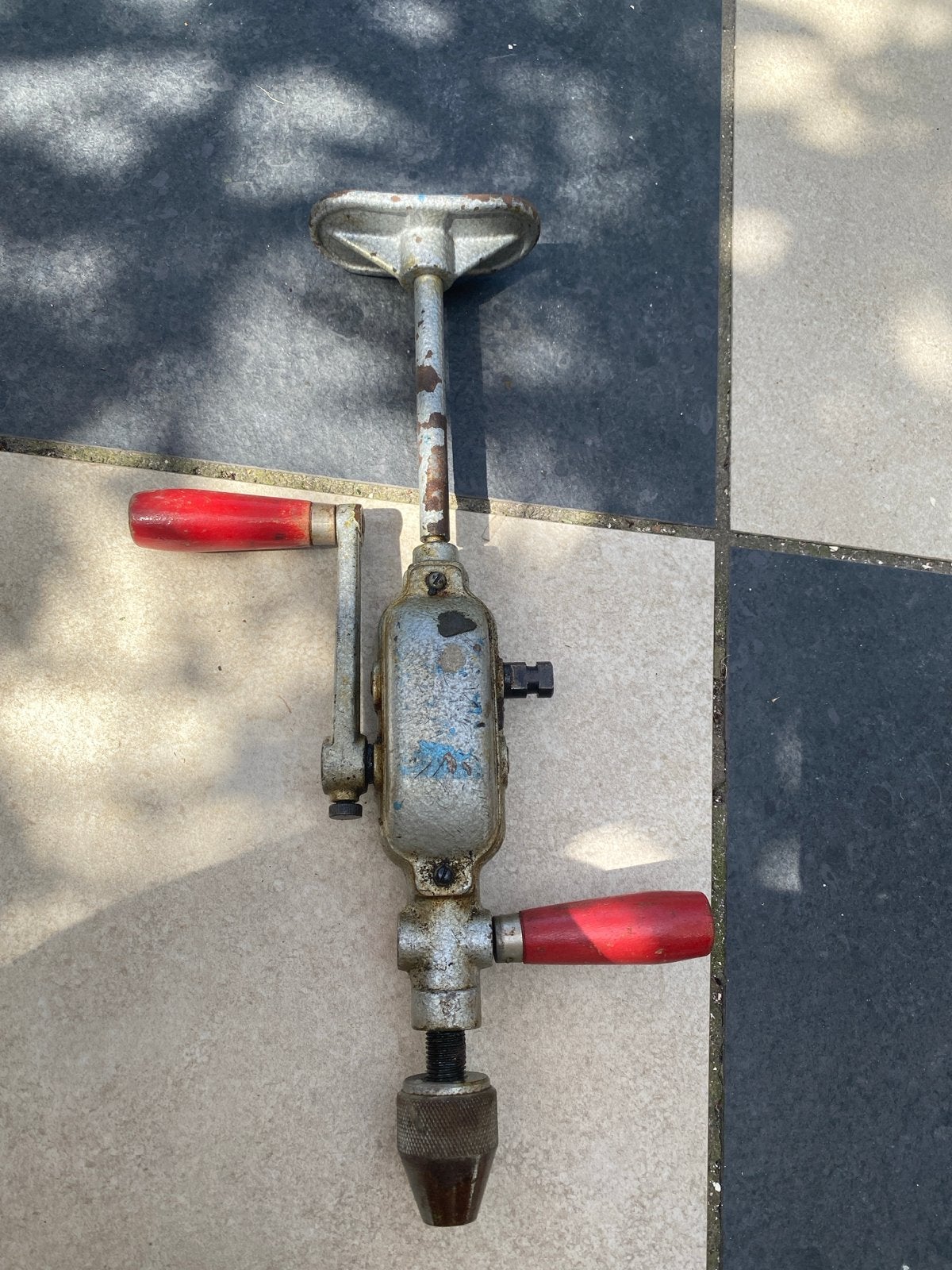 Antieke handboor - Vintage gereedschap, Ophalen of Verzenden