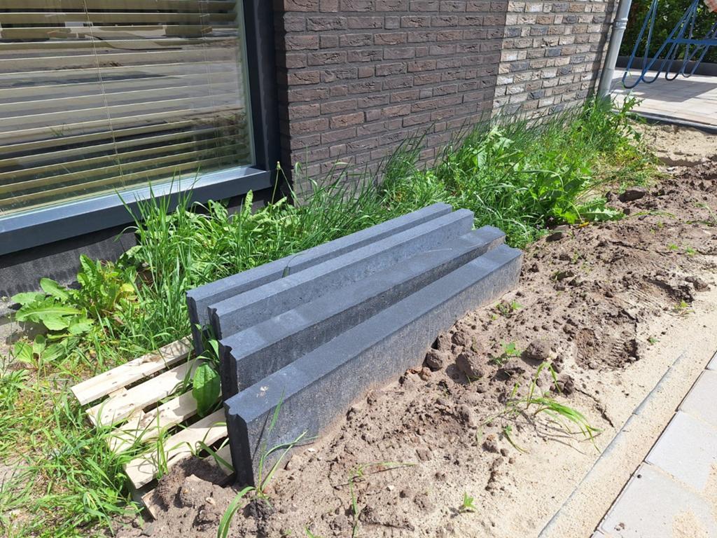 Trottoirbanden antraciet, Tuin en Terras, Ophalen of Verzenden, Minder dan 3 meter, Minder dan 1 meter