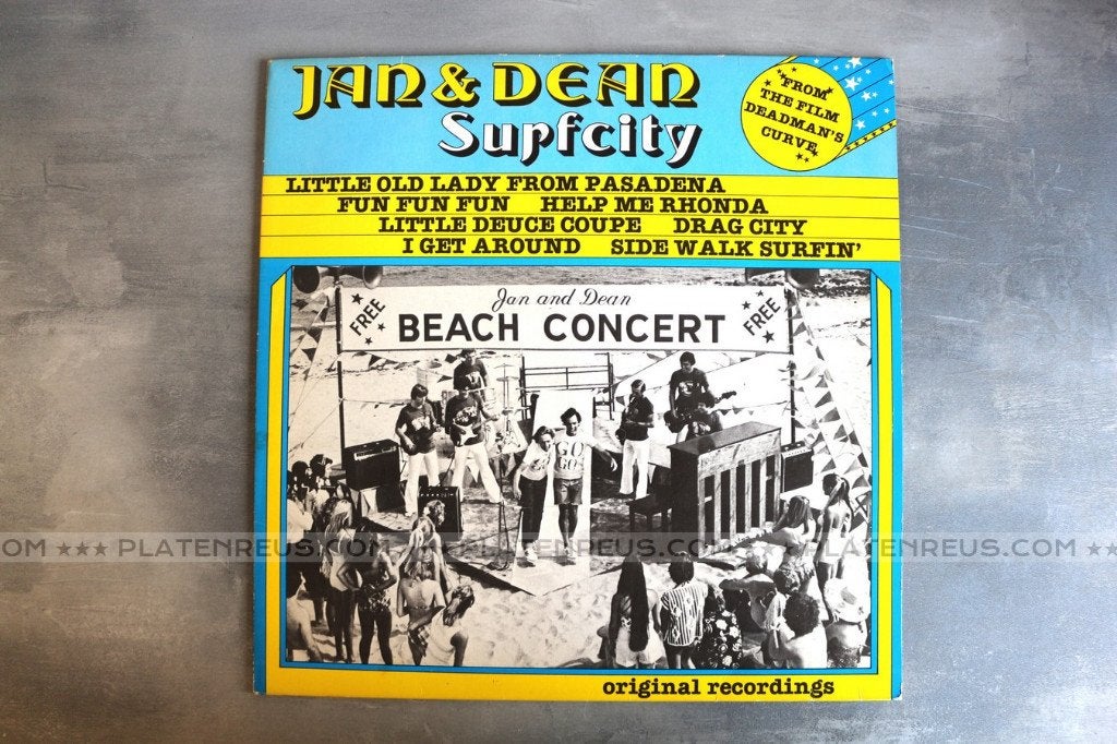 LP Jan & Dean – Surfcity ( 1979 Surf Rock ) 3759, LP, Gebruikt, 12 inch, Rock-'n-roll
