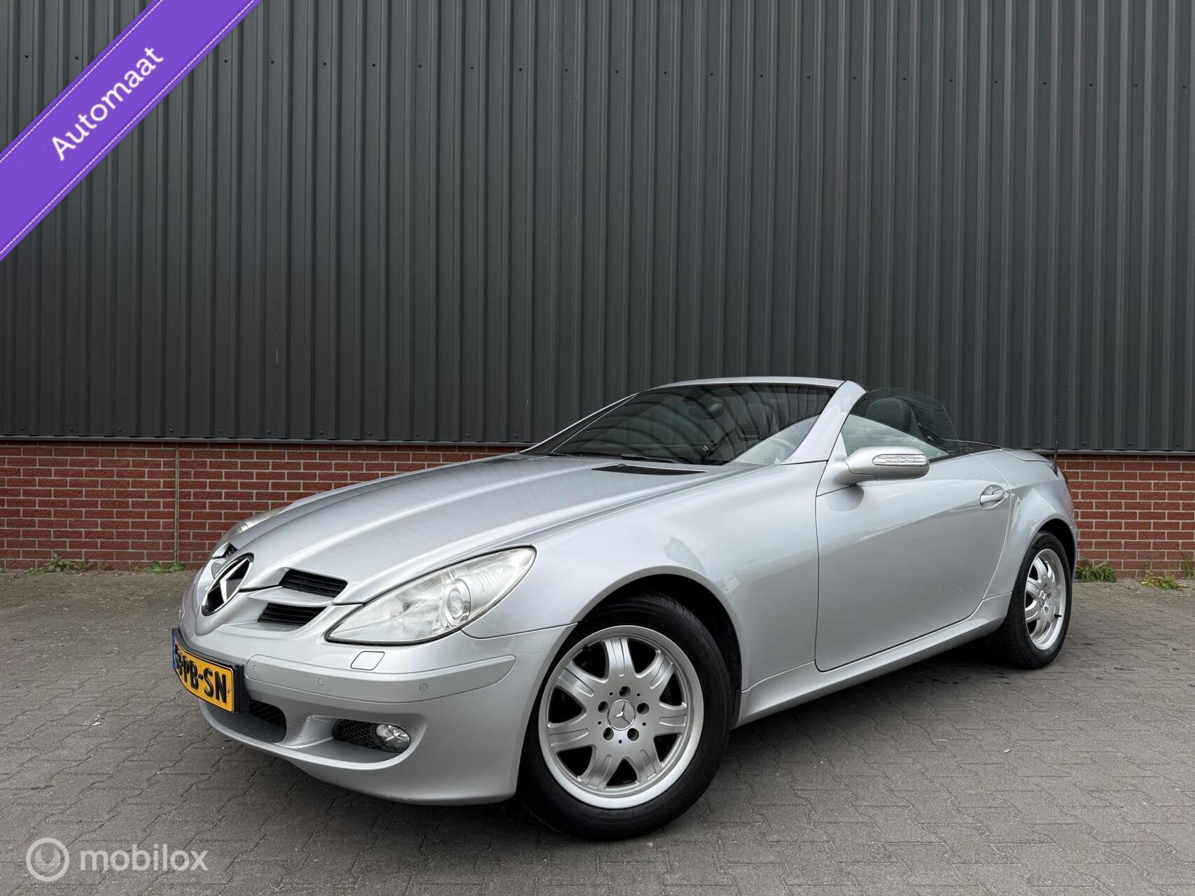 Mercedes SLK-klasse 200 K Automaat Xenon Navi Cruise NL Auto, Auto's, Automaat, Achterwielaandrijving, Gebruikt, 4 cilinders