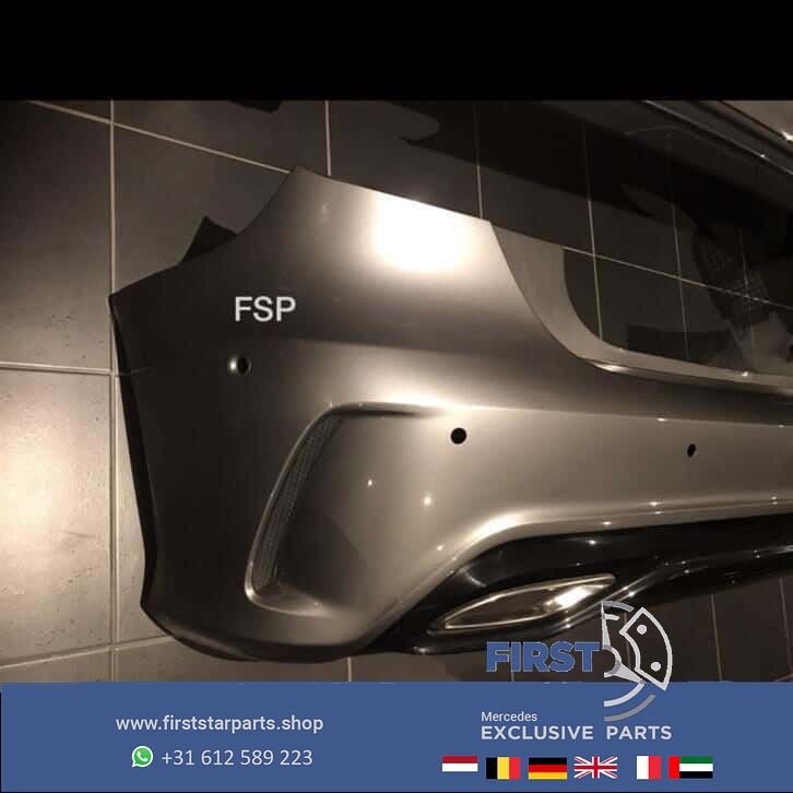 W176 Facelift AMG Achterbumper PDC MB A klasse + uitlaat L/R, Gebruikt, -, Ophalen of Verzenden, Achter