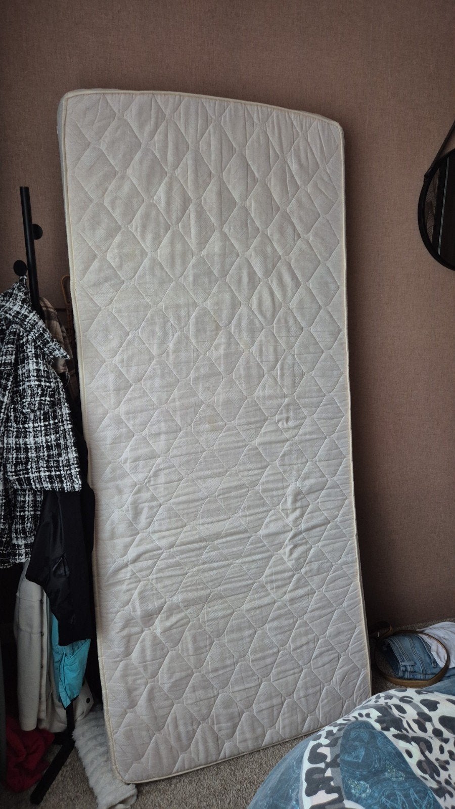 matras gratis zgan 90x200, Ophalen, 90 cm, Eenpersoons, Zo goed als nieuw