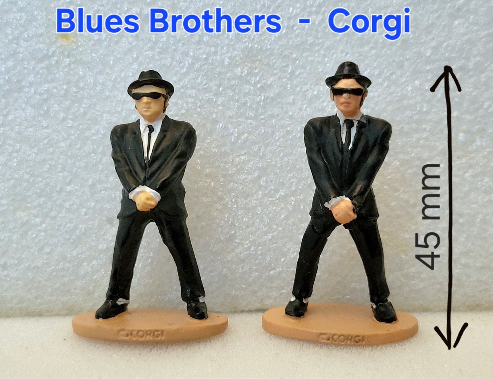 Blues Brothers Corgi Figuren - Jake en Elwood Blues los, Verzamelen, Ophalen of Verzenden, Zo goed als nieuw